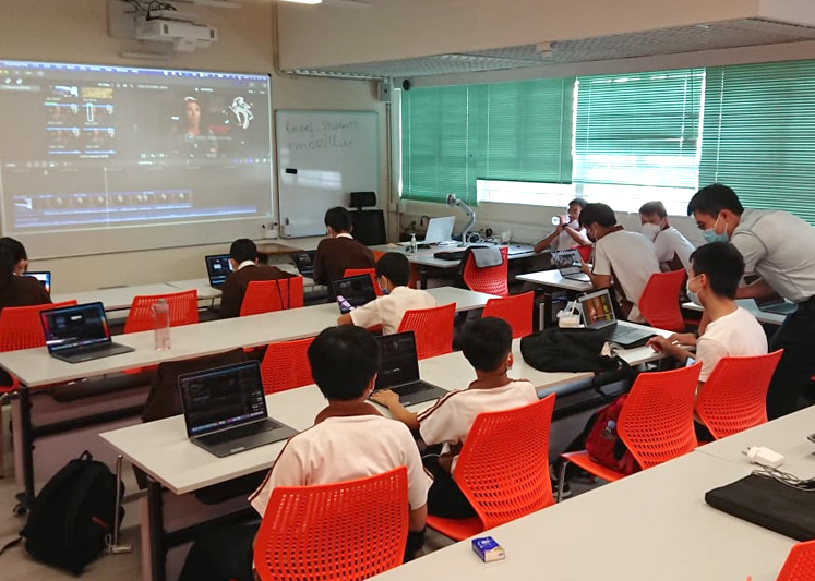 Apple Final Cut Pro training workshop at CCC Ming Kei College