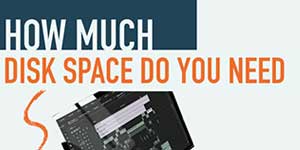 How much disk space do you need?